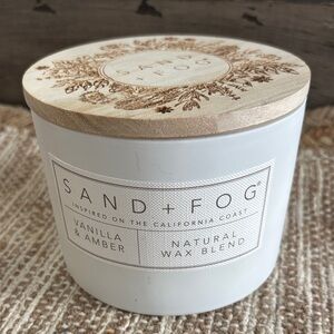 Sand + Fog Vanilla & Amber Candle - Cream